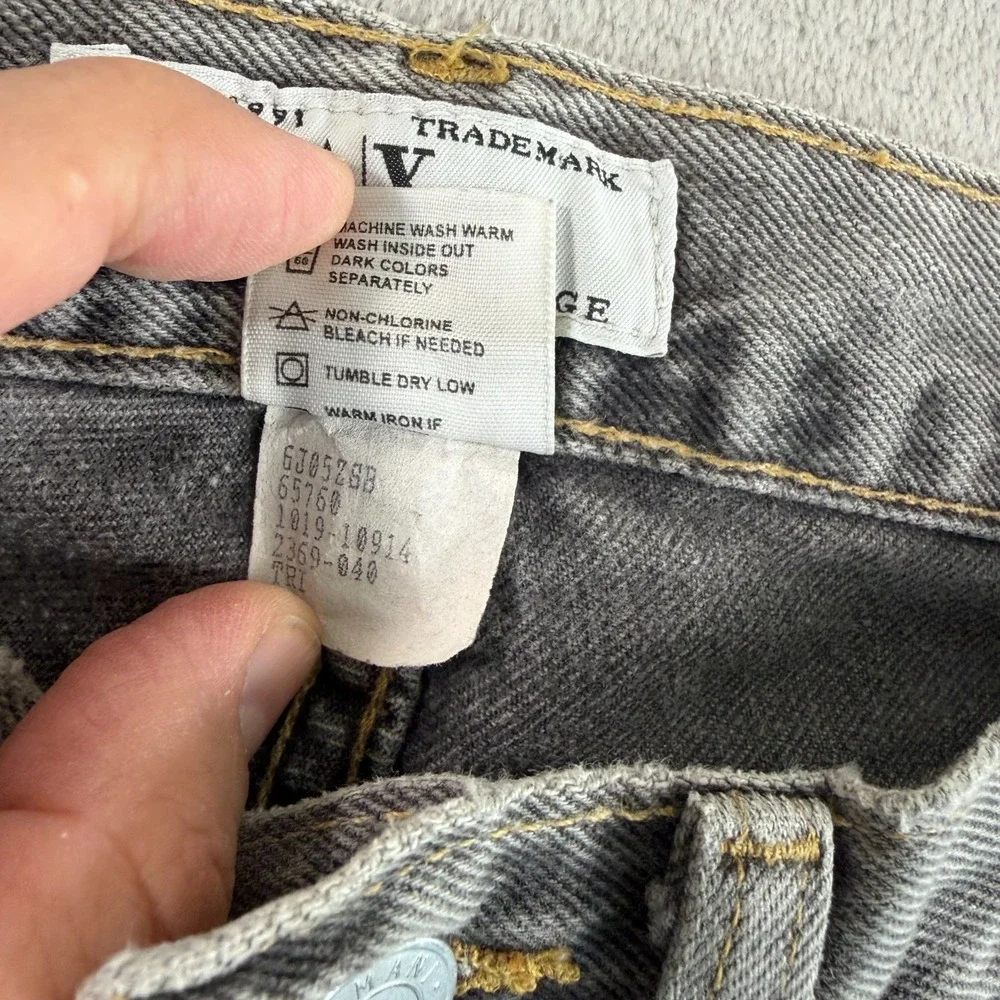 Vintage Armani‎ Exchange Jeans Men Actual 29x31 (Tag 33x34) Grey Disney Pictures